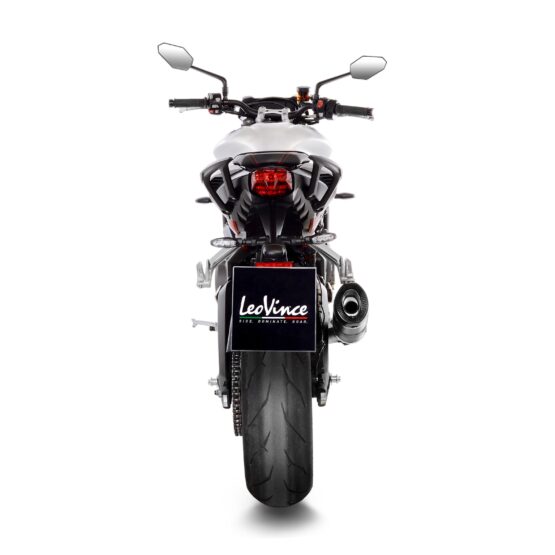 Leo Vince LV Pro Slip-On Exhaust Muffler Stainless Fits 17-19 Street Triple 765 - Image 4