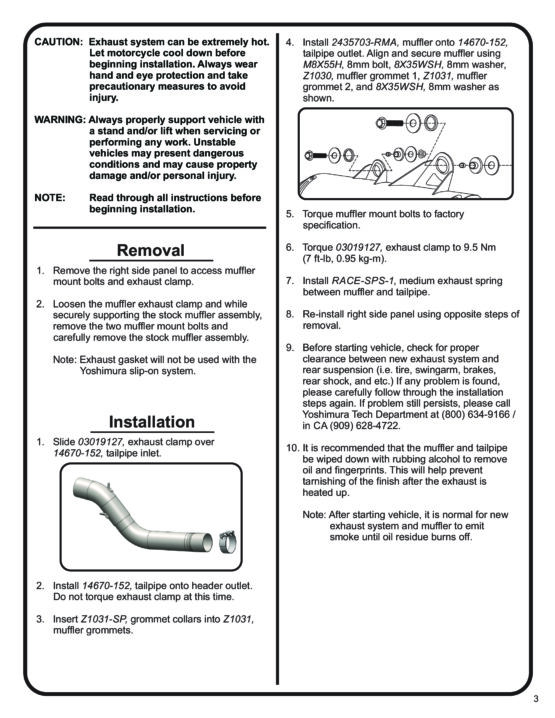 RS-2 Slip On Exhaust - Stainless Steel - Image 4