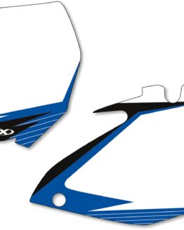 Pre-Cut White Number Plate Background Graphics by Factory Effex