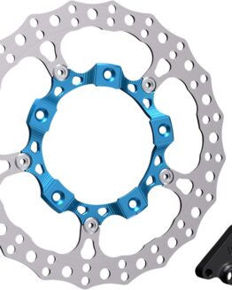 Right Side 14" Full Floating Rotor w/ Bracket Blue