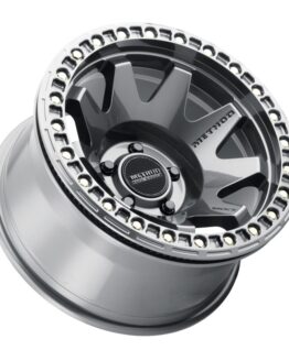 MR108 17x9 -44mm Offset 5x5 71.5mm CB Gloss Titanium w/BH-H24125-38 Wheel