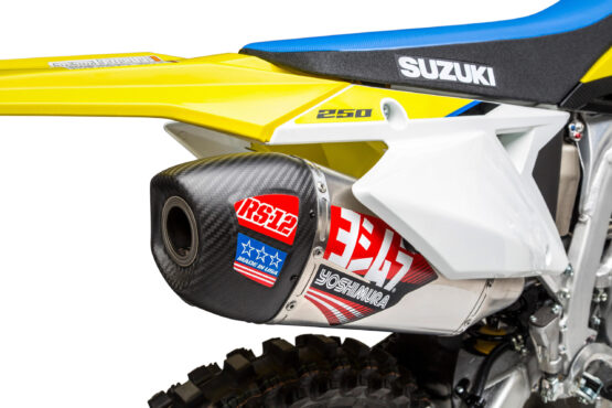 Yoshimura RS12 Signature Full Exhaust System Silver Fits 2020 Suzuki RMZ250 - Image 2
