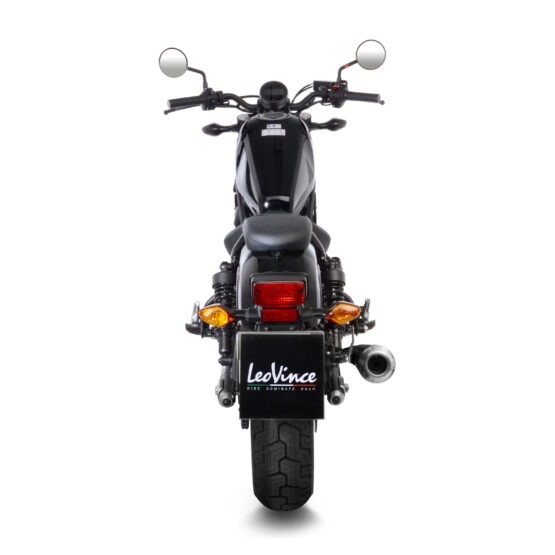 Classic Racer Black Edition Stainless Steel Slip On Exhaust Muffler - Image 4