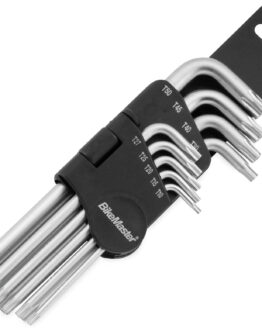Star Bit L-Wrench Set - S-Torx T15, T20, T25, T27,T30, T40, T45 & T50