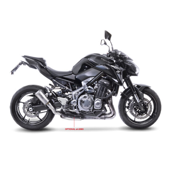 LV-10 Titanium Slip On Exhaust w/ Carbon Fiber Shield - Image 2
