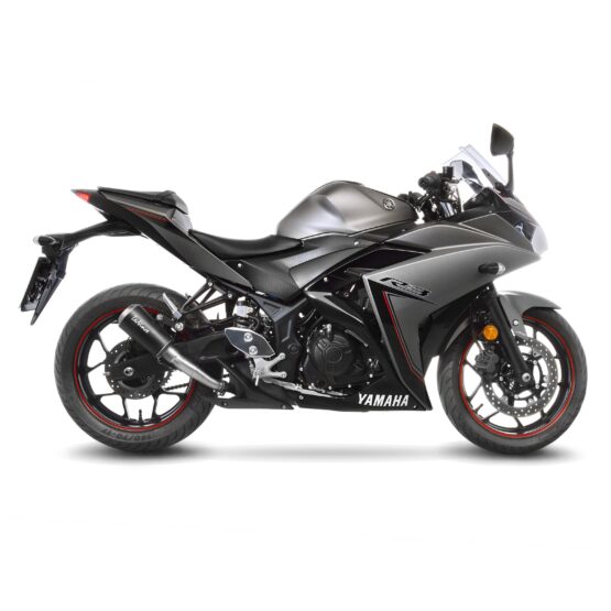 LV-10 Black Stainless Steel Slip On Exhaust Muffler - Image 3