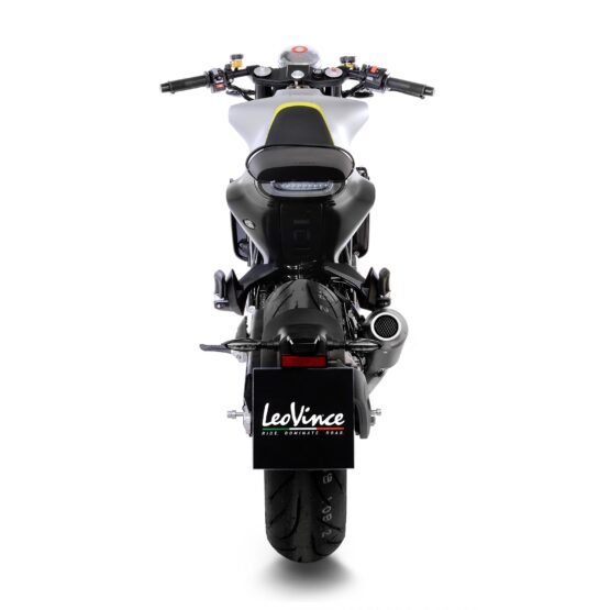 LV-10 Black Stainless Steel Slip On Exhaust Muffler - Image 4