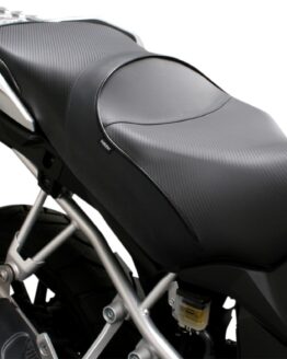 Sargent World Sport Solo Seat CarbonFX Vinyl Black Fits VStrom 1000