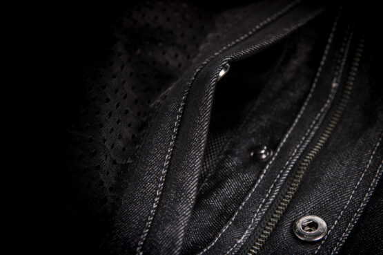 Iron Sights Club Collar Denim Vest Black 4X-Large - Image 2