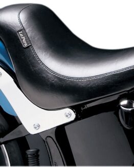 Silhouette Smooth Vinyl Solo Seat Black Gel Low