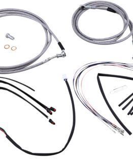 Extended Braided S.S. Control Cable Kit For 16" Gorila Bars