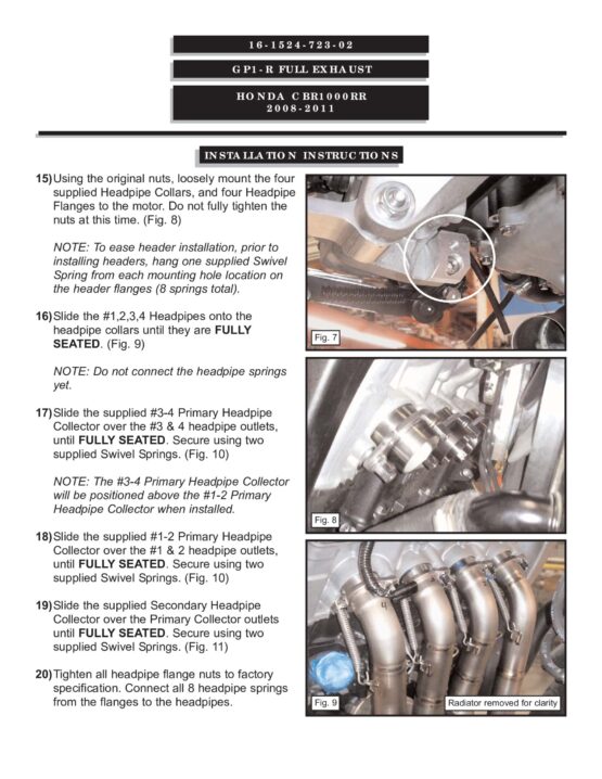 GP1R Stainless Steel Full Race Exhaust System - Image 6