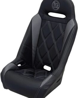 Black/Gray Extreme Diamond Front Seat
