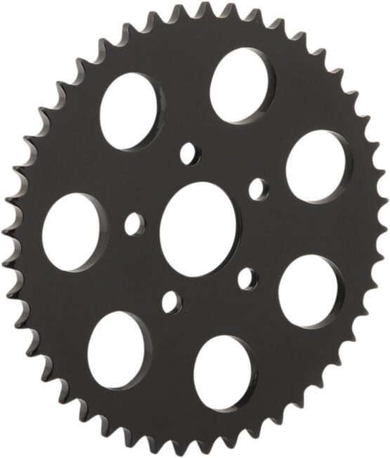 Carbon Steel 46T Drive Sprocket Gloss Black Offset 0.23" - Image 2