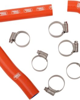 Orange Race Radiator Hose Kit w/Clamps