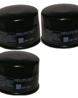 HF147 Oil Filter - Black - 3 Pack