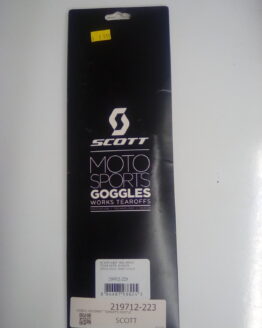 Scott Works Holeshot Tear-Offs for Hustle Goggles