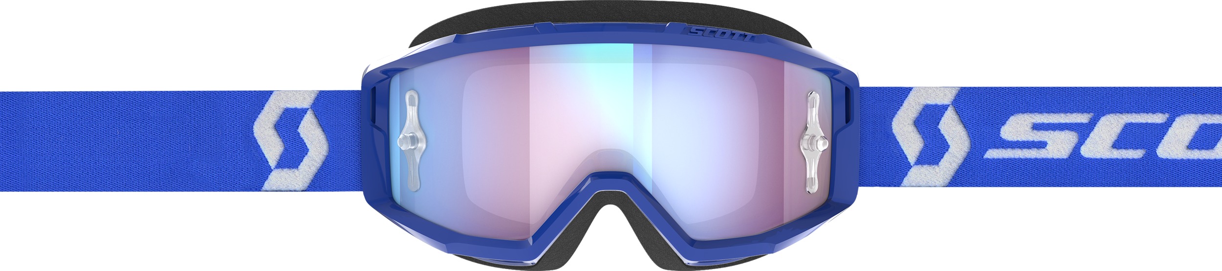 Scott Primal Goggle Blue/White Blue Chrome Lens Offroad - Image 3