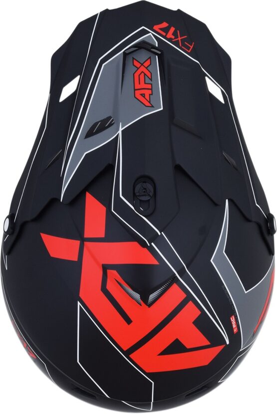 FX-17 Full Face Offroad Helmet Matte Red X-Large - Image 2