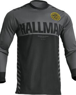 Thor Differ Slice Jersey Black Charcoal Men's Medium