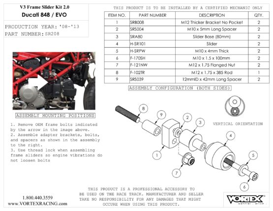 V3 2.0 Frame Slider Kit - Image 2
