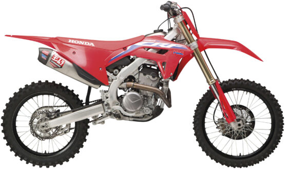 Yoshimura RS-12 Slip-On Exhaust Muffler Silver Fits 22-23 Honda CRF250R/RX - Image 2