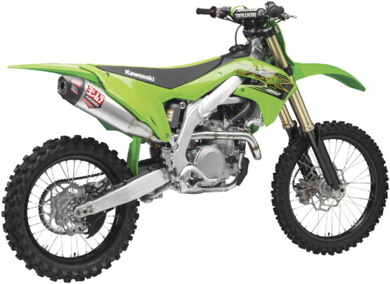 Yoshimura RS12 Stainless Full Exhaust Silver Fits 19-21 Kawasaki KX450 - Image 2
