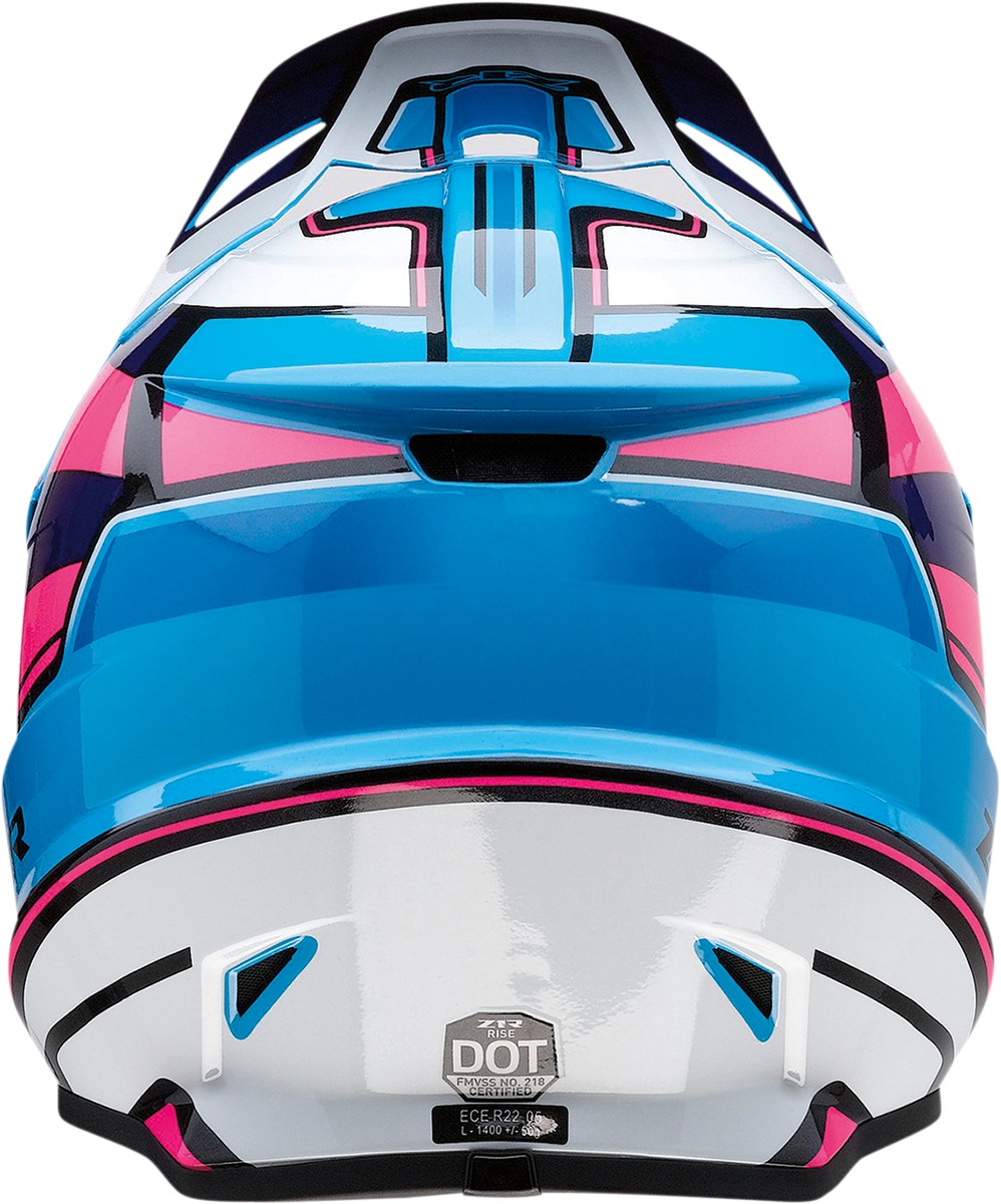 Z1R Rise MC Helmet XL Pink/Blue Unisex - Image 3