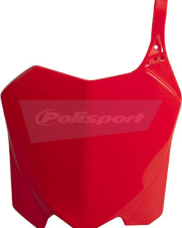 Front Number Plate - Red