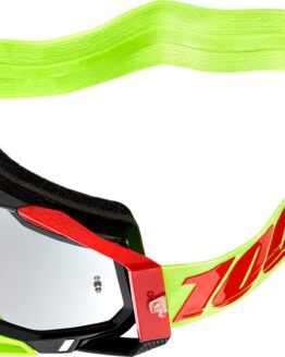 100% Racecraft 2 Wiz Flash Goggles with Silver Lens