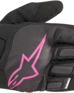 Women's Atom Street Riding Gloves Black/Pink Large