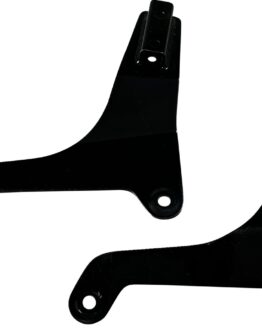 Drag Specialties Sissy Bar Side Plates Black For Harley Fat Bob