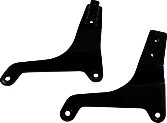 Drag Specialties Sissy Bar Side Plates Black For Harley Fat Bob