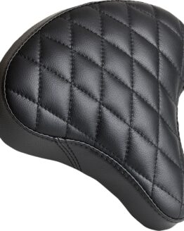 AIRHAWK Bike/E-Bike/Exercise Bike Seat Cover Large Black Stitched