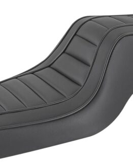Hog Killers Pleated 2-Up Seat - Black