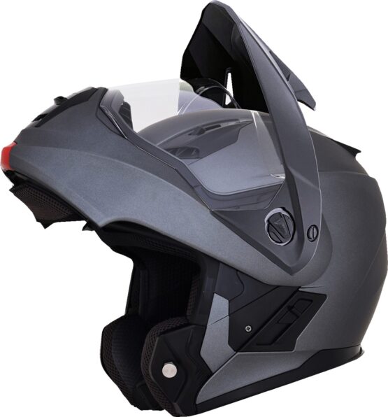 AFX FX-111DS Dual Sport Helmet Frost Gray Small - Image 2