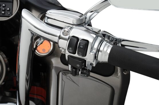 Drag Specialties Chrome Handlebar Switch Housing Kit For Harley Touring - Image 2