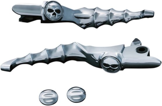 Zombie Aluminum Hydraulic Brake/Clutch Lever Set Chrome