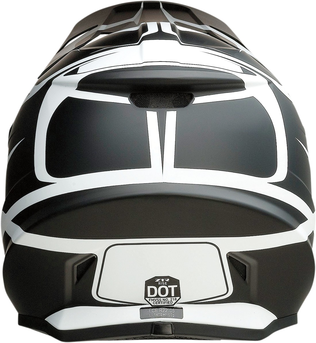 Z1R Rise Flame Helmet Matte Black/White - Small - Image 3