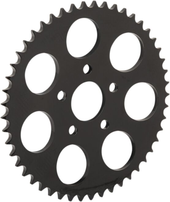 Carbon Steel 49T Drive Sprocket Gloss Black Offset 0.23" - Image 2
