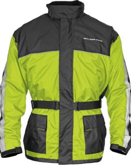 Nelson Rigg Solo Storm Rain Jacket Hi-Vis Yellow/Black Small