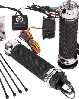 FLHX Cable Apex Heated Grips - Chrome