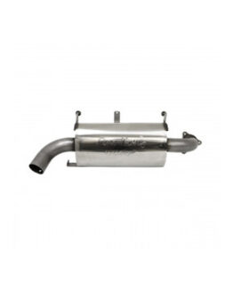MBRP Sport Slip-On Exhaust Silver Fits 16-21 Polaris RZR XP 925 Turbo/S