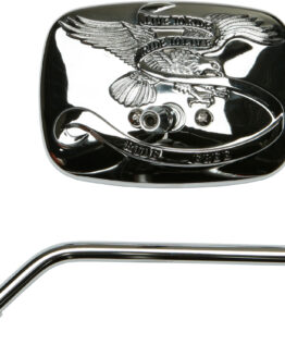 "Live to Ride" Spirit Mirror Right 10mm Chrome
