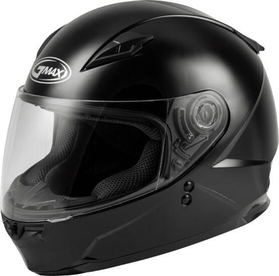GMAX GM-49Y Youth Full-Face Helmet Black Gloss YS