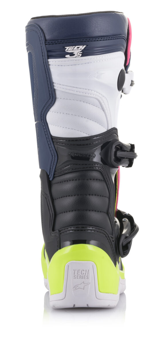 Youth Tech 3S Boots Black/Dark Blue/Neon Pink US Y-07 - Image 2