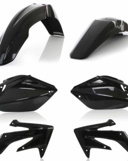 Acerbis Black Plastic Kit 6pc Fits 04-05 Honda CRF250R