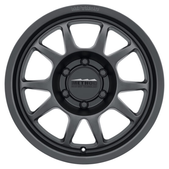 MR702 16x8 +30mm Offset 6x5.5 106.25mm CB Matte Black Wheel - Image 2