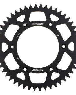 Supersprox Rear Aluminum Sprocket 50T Black Fits Honda 520 Chain