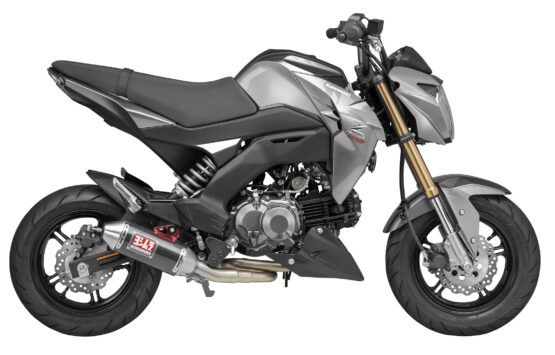 Yoshimura RS-2 Full Exhaust Black Stainless Fits 17-25 Kawasaki Z125 Pro - Image 3